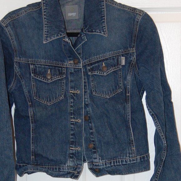 Espirit Jeans Women's Denim Jacket Size Small - Picture 2 of 12